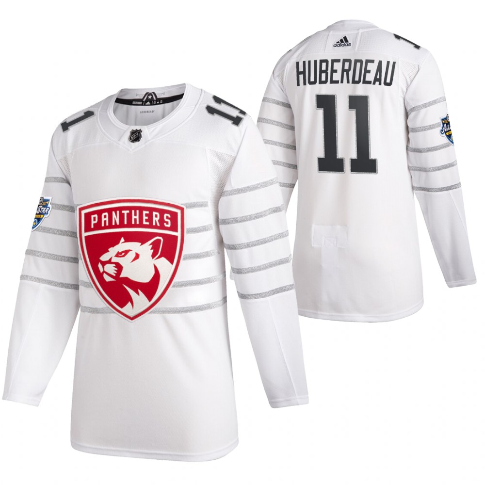 Florida Panthers #11 Jonathan Huberdeau 2020 White Stitched Jersey