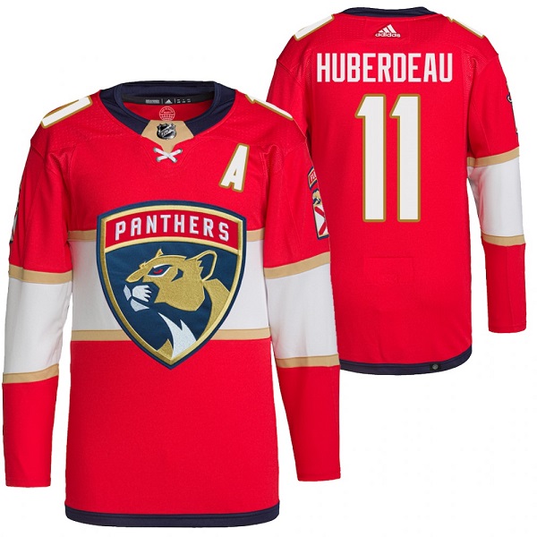 Florida Panthers #11 Jonathan Huberdeau Red Stitched Jersey