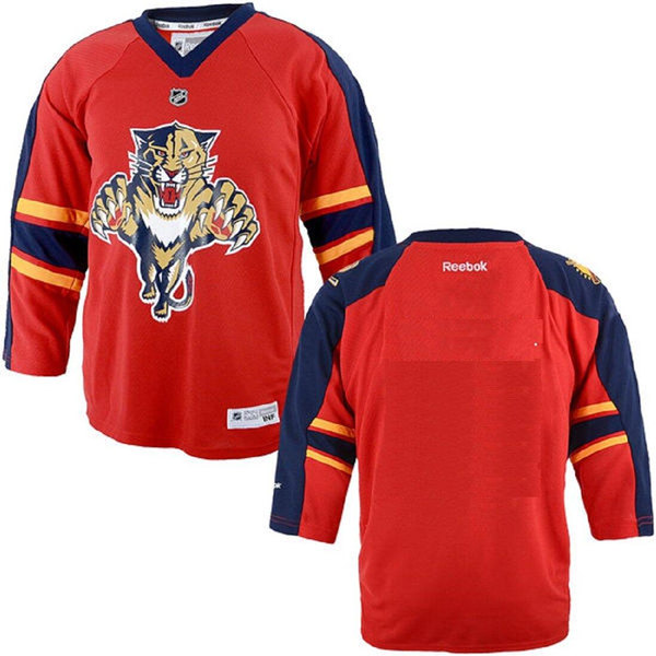 Florida Panthers Blank Red Stitched Jersey