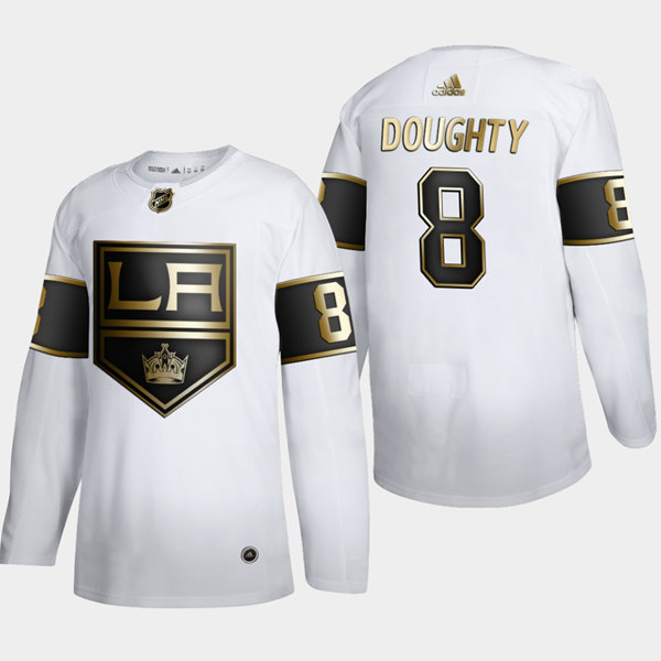 Los Angeles Kings #8 Drew Doughty White Stitched Jersey
