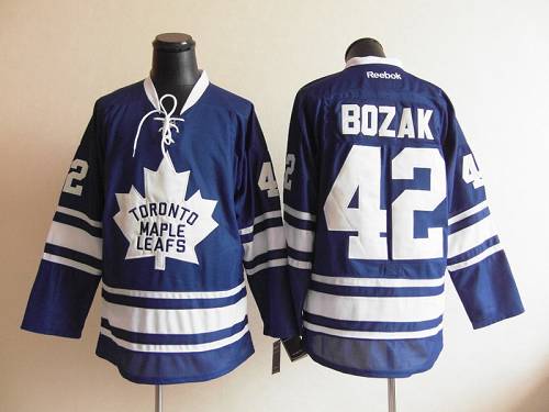 Maple Leafs #42 Tyler Bozak Blue Third Stitched Jersey