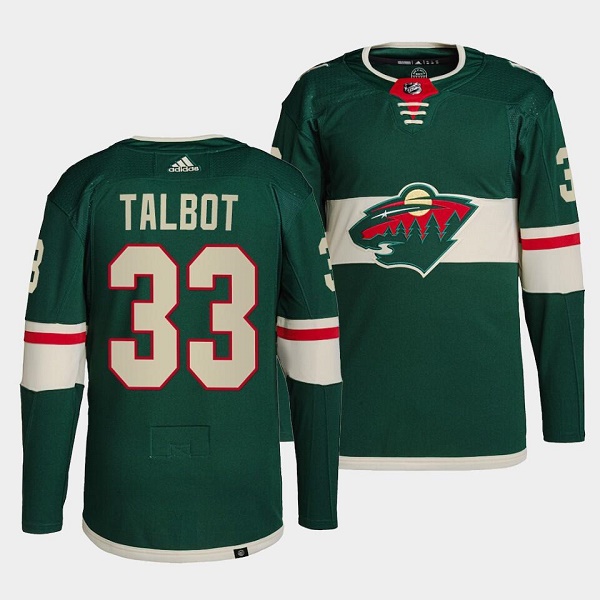 Minnesota Wild #33 Cam Talbot Green Stitched Jersey
