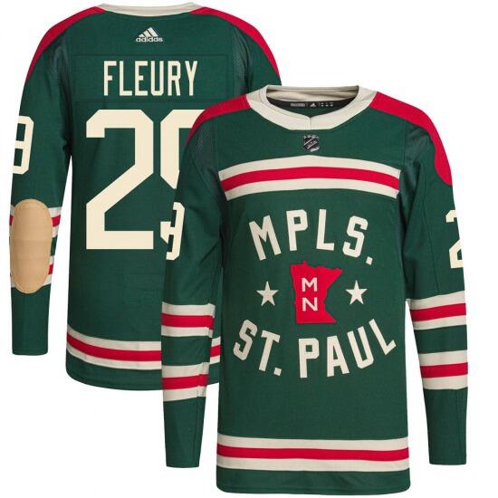 Minnesota Wild #29 Marc-Andre Fleury Green Stitched Jersey