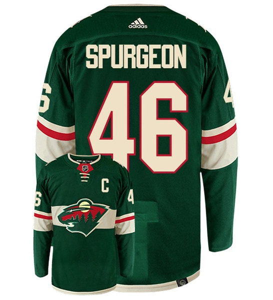 Minnesota Wild #46 Jared Spurgeon Green Stitched Jersey