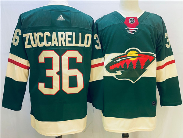 Minnesota Wild #36 Mats Zuccarello Green Stitched Jersey