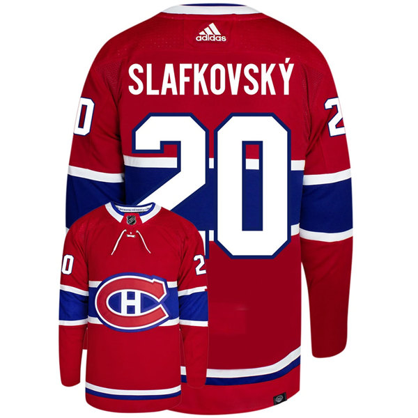Montreal Canadiens #20 Juraj Slafkovsky Red Stitched Jersey
