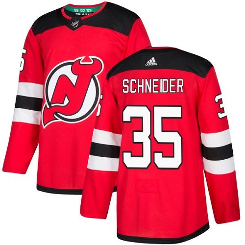 New Jersey Devils #35 Cory Schneider Red Stitched Jersey