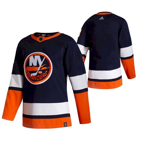 New York Islanders 2021 Black Reverse Retro Stitched Jersey