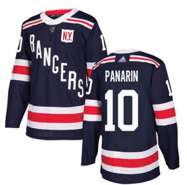 New York Rangers #10 Artemi Panarin Navy Winter Classic Home Stitched Jersey