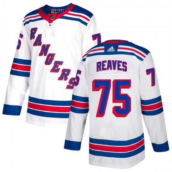 New York Rangers #75 Ryan Reaves White Stitched Jersey