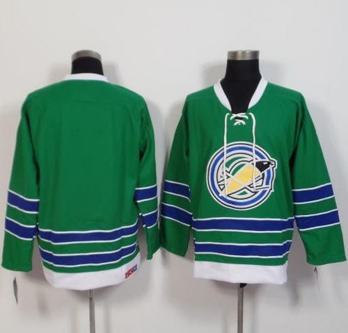 Oakland Seals Blank Green CCM Throwback Stitched Jersey