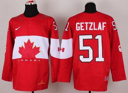 Olympic 2014 CA. #51 Ryan Getzlaf Red Stitched Jersey