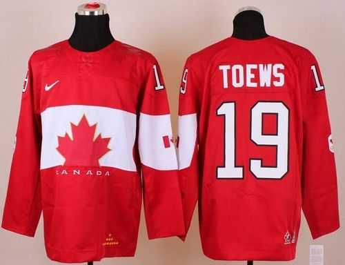 Olympic 2014 CA. #19 Jonathan Toews Red Stitched Jersey