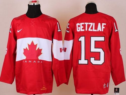 Olympic 2014 CA. #15 Ryan Getzlaf Red Stitched Jersey