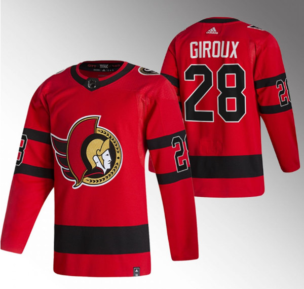 Ottawa Senators #28 Claude Giroux 2021 Red Stitched Home Jersey