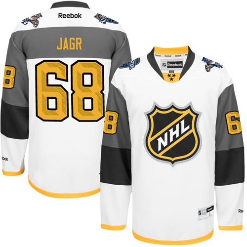 Panthers #68 Jaromir Jagr White 2016 All Star Stitched Jersey