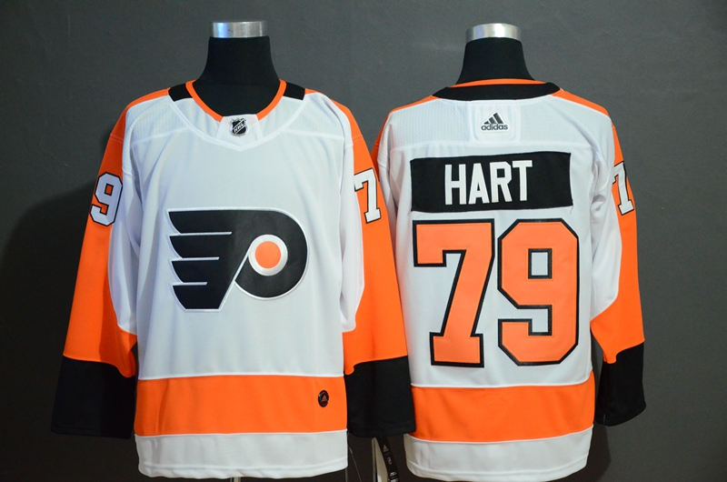 Philadelphia Flyers #79 Carter Hart White Stitched Jersey