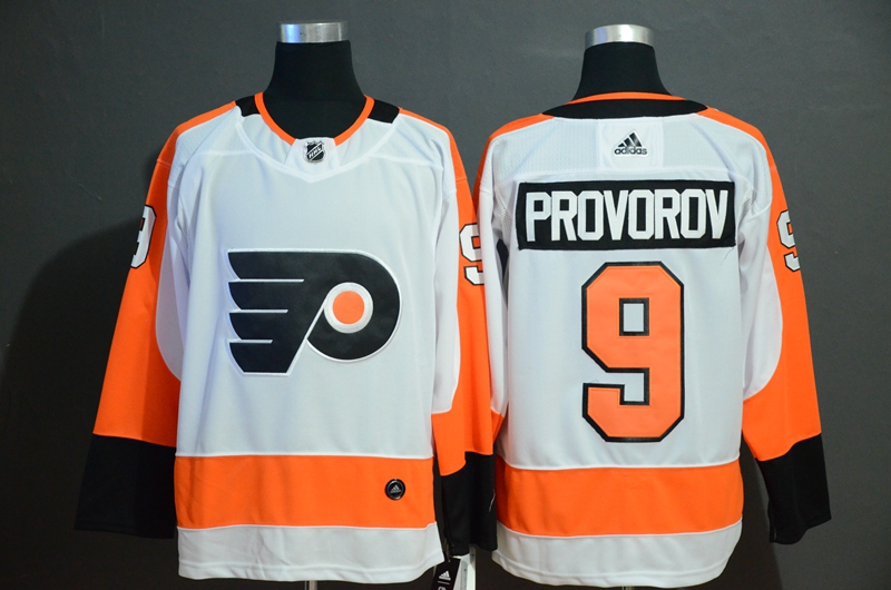 Philadelphia Flyers #9 Ivan Provorov White Stitched Jersey
