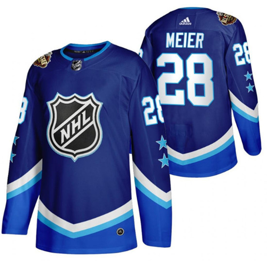 San Jose Sharks #28 Timo Meier 2022 All-Star Blue Stitched Jersey
