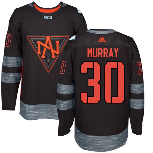 Team North America #30 Matt Murray Black 2016 World Cup Stitched Jersey