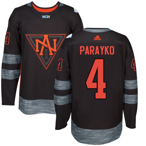 Team North America #4 Colton Parayko Black 2016 World Cup Stitched Jersey