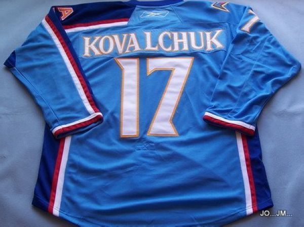 Thrashers #17 Ilya Kovalchuk Stitched Blue Jersey