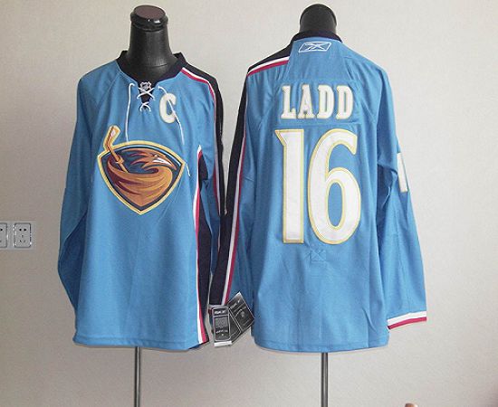 Thrashers #16 Ladd Stitched Blue Jersey
