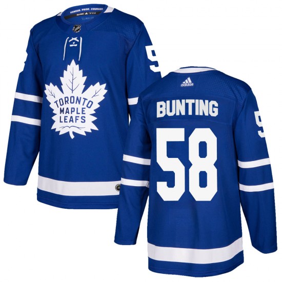 Toronto Maple Leafs #58 Michael Bunting Blue Stitched Jersey