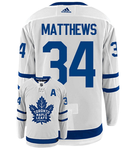 Toronto Maple Leafs #34 Auston Matthews White Stitched Jersey