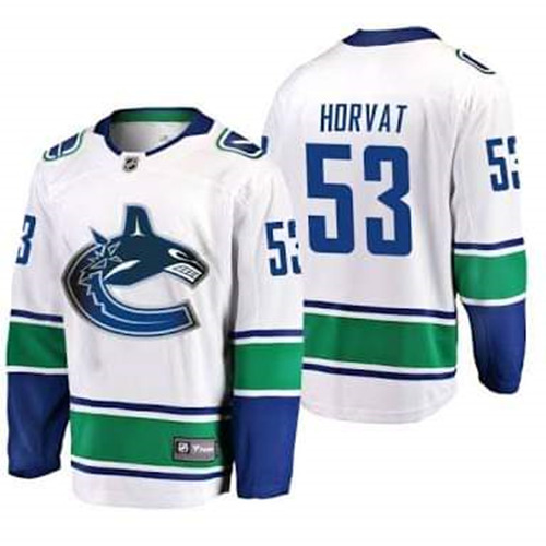 Vancouver Canucks #53 Bo Horvat White Stitched Jersey