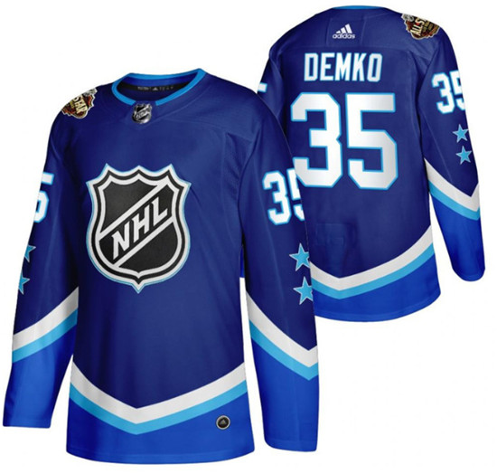 Vancouver Canucks #35 Thatcher Demko 2022 All-Star Blue Stitched Jersey
