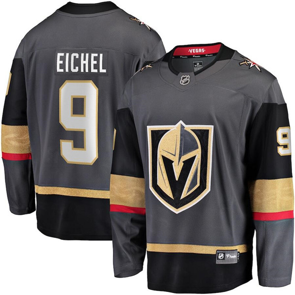 Vegas Golden Knights #9 Jack Eichel Gray Stitched Jersey