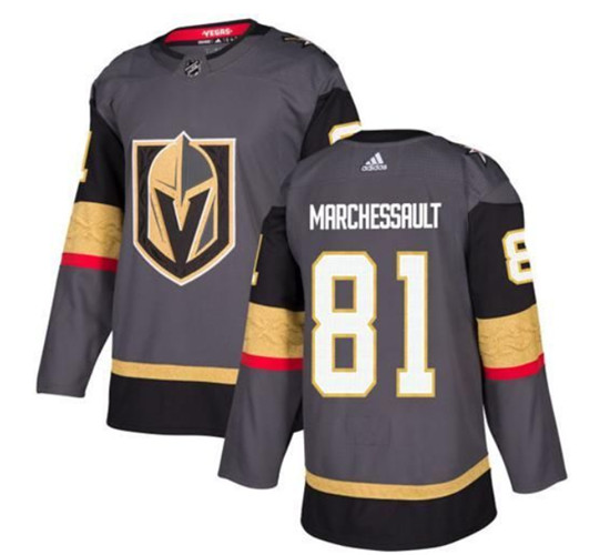 Vegas Golden Knights #81 Jonathan Marchessault 2022 Grey Home Stitched Jersey