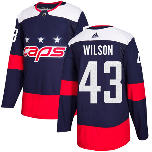 Washington Capitals Navy #43 Tom Wilson Stitched Jersey