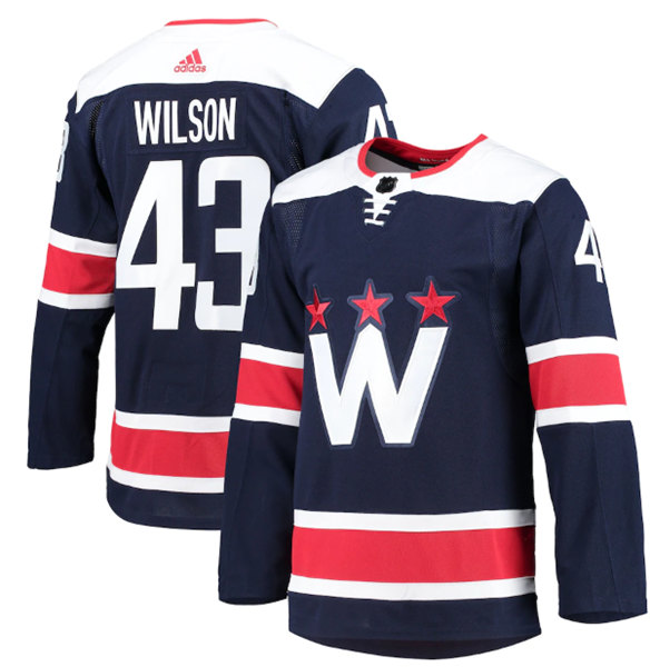 Washington Capitals #43 Tom Wilson Navy Pro Stitched Jersey