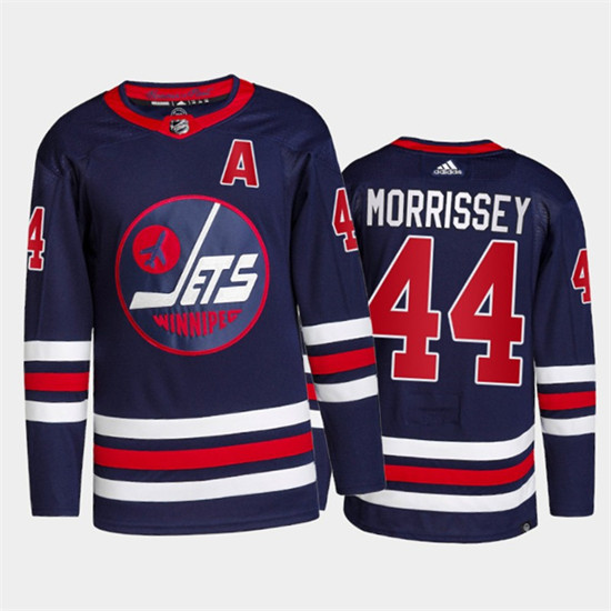 Winnipeg Jets #44 Josh Morrissey 2021 22 Navy Stitched Jersey