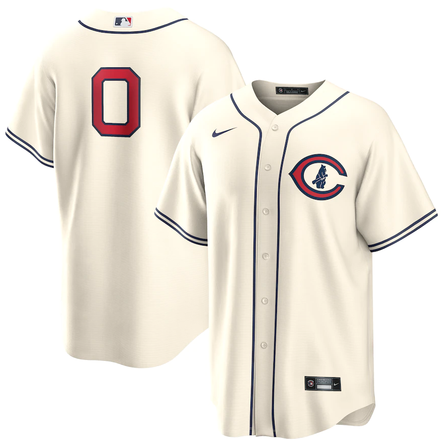 Chicago Cubs #0 Marcus Stroman 2022 Cream Field Of Dreams Cool Base Stitched Jersey