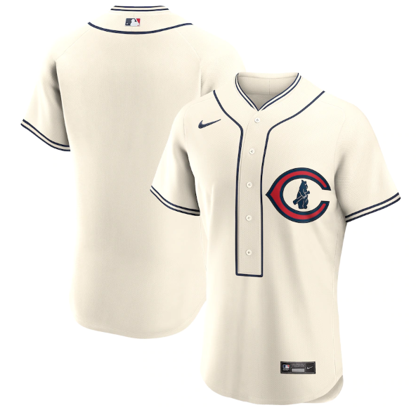 Chicago Cubs Blank 2022 Cream Field Of Dreams Stitched Jersey