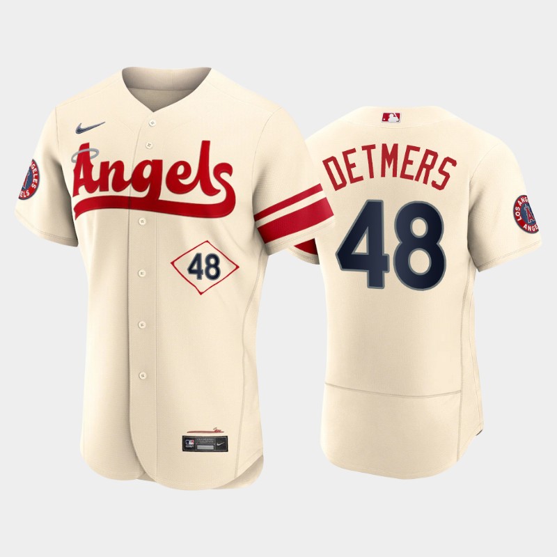 Los Angeles Angels #48 Reid Detmers 2022 Cream City Connect Flex Base Stitched Jersey