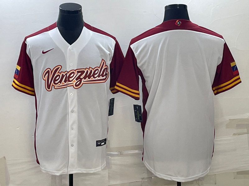 Venezuela Blank 2023 White World Classic Stitched Jersey
