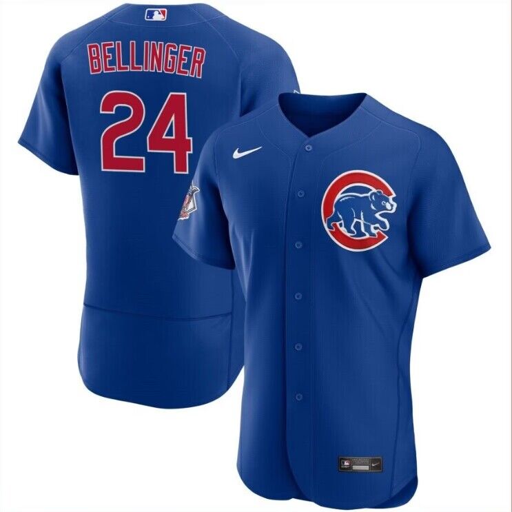 Chicago Cubs #24 Cody Bellinger Royal Flex Base Stitched Jersey