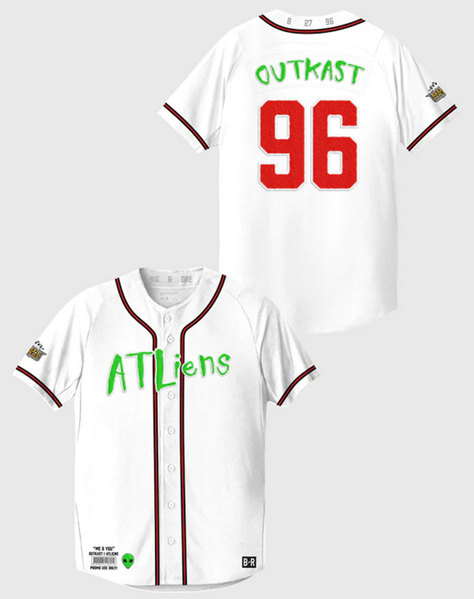 ATLiens #96 25th Anniversary White Stitched Jersey