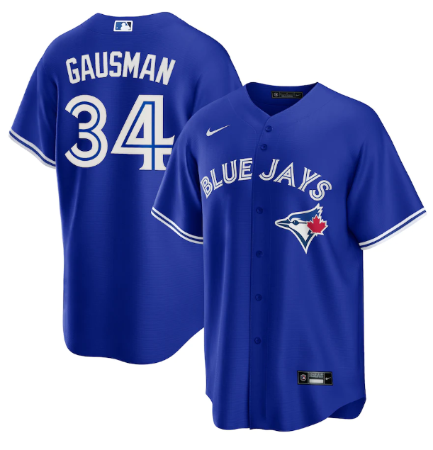 Toronto Blue Jays #34 Kevin Gausman Royal Cool Base Stitched Jersey