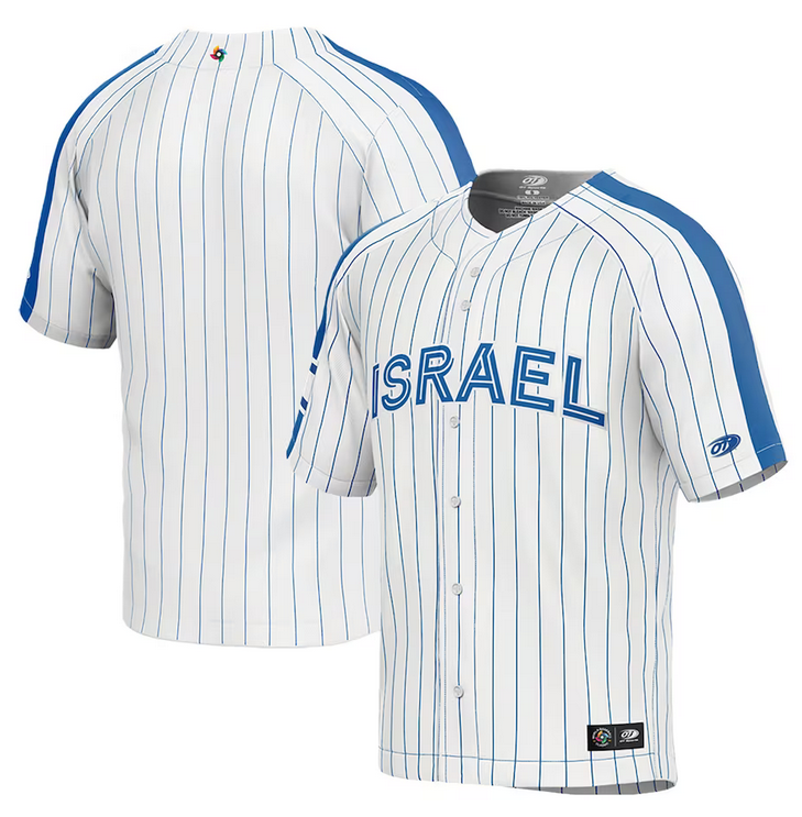 Israel Blank 2023 White World Classic Stitched Jersey
