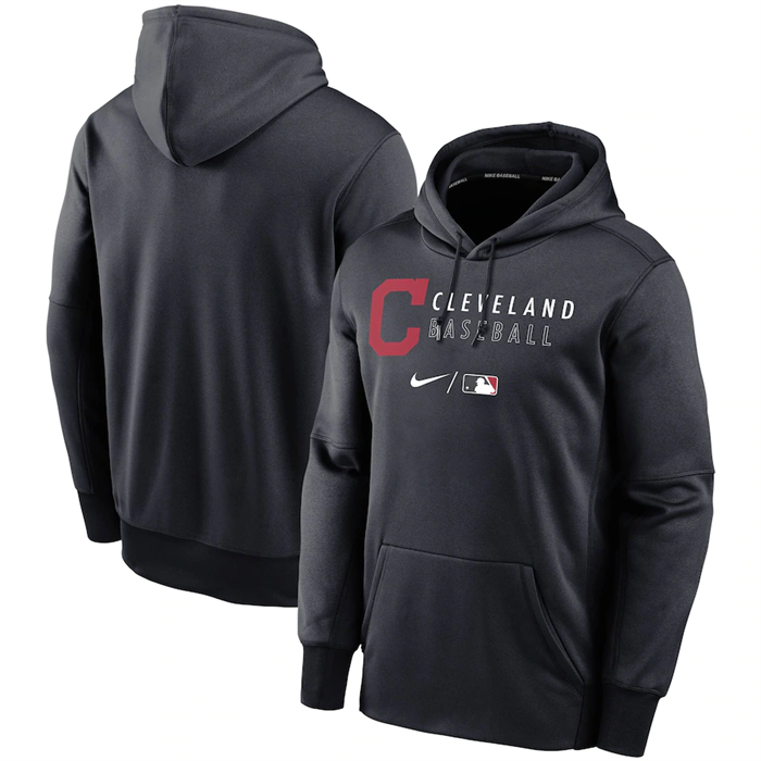 Cleveland Guardians Black 2022 Performance Pullover Hoodie