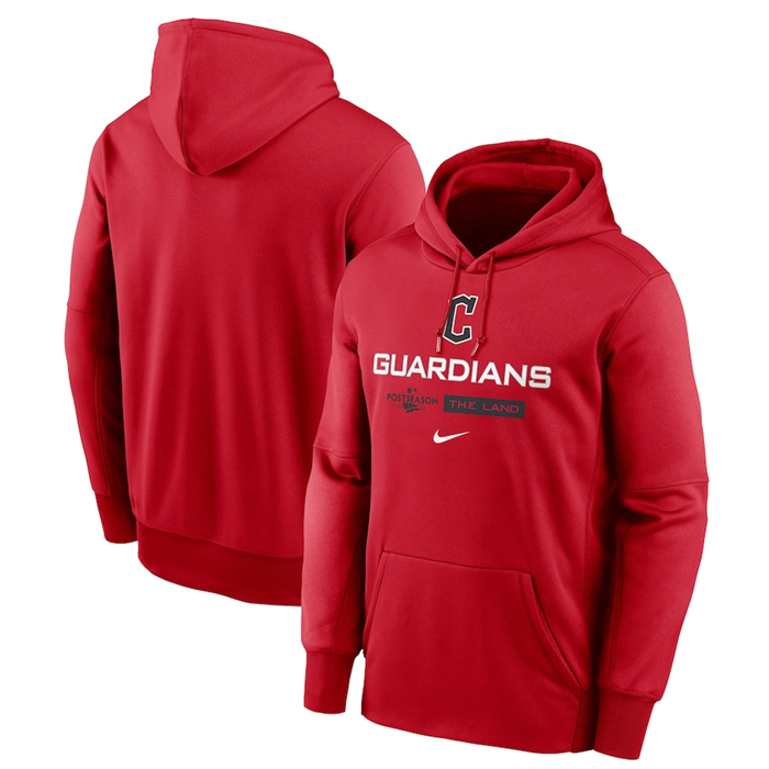Cleveland Guardians Red 2022 Performance Pullover Hoodie