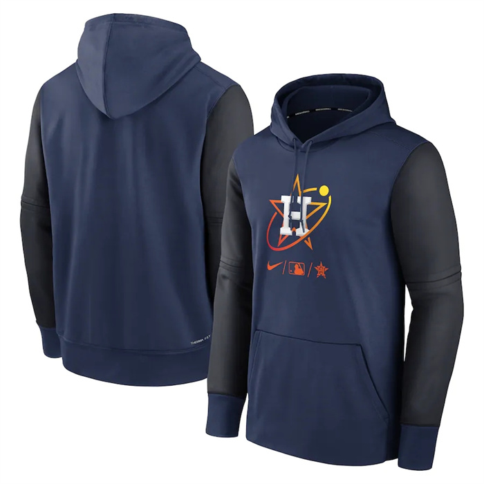 Houston Astros Navy 2022 City Connect Therma Performance Pullover Hoodie