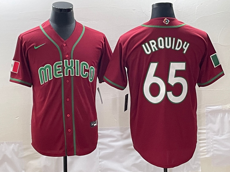 Mexico #65 Giovanny Gallegos 2023 Red World Classic Stitched Jersey