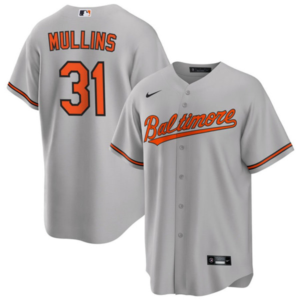 Baltimore Orioles #31 Cedric Mullins Gray Cool Base Stitched Jersey