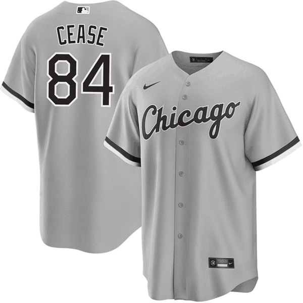 Chicago White Sox #84 Dylan Cease Gray Cool Base Stitched Jersey
